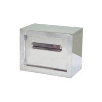 Caixa Correio Carta Condomínio Detras Inox Chave 15x30x18cm Caixa Correio Carta Condomínio Detras Inox Chave 15x30x18cm