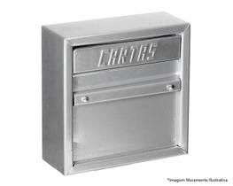 Caixa correio em aluminio de grade abertura atras 3-s-gr carmax