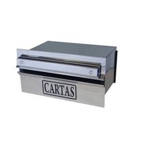 Caixa Correio Grade Popular Inox 11X23X15