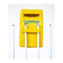 Caixa correio grade pvc amarela Caixa correio grade pvc amarela
