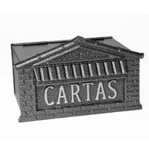 Caixa Correio Metalúrgica Colonial Alumínio Prata 15X20Cm Caixa Correio Metalúrgica Colonial Alumínio Prata 15X20Cm