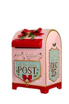 Caixa Correio Natalina - 33cm - Rosa - Tokdacasa
