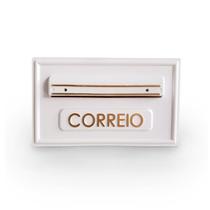 Caixa Correio Pvc Branca/ouro Grade Ou Embutir N05 Caixa Correio Pvc Branca/ouro Grade Ou Embutir N05