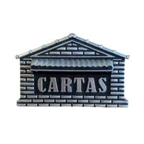 Caixa Correio PVC Embutir Muro Cartas Correspondência