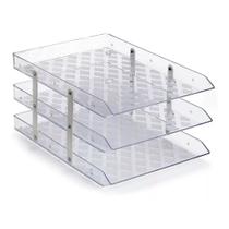 Caixa correspondecia tripla movel cristal - maxcril Caixa correspondecia tripla movel cristal - maxcril