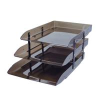 Caixa Correspondência Articulável Tripla Fumê Dello