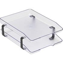 Caixa Correspondência Dupla Acrílica Classic Cristal Caixa Correspondência Dupla Acrílica Classic Cristal
