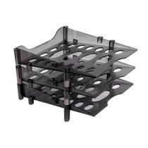 Caixa Correspondência Flex Tripla Empilhável Fumê Acrinil