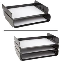 Caixa correspondencia simples empilhavel preta waleu Caixa correspondencia simples empilhavel preta waleu