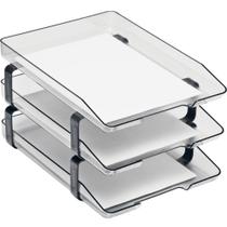 Caixa Correspondencia Tripla Acrilica Classic Cristal Caixa Correspondencia Tripla Acrilica Classic Cristal