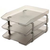 Caixa Correspondência Tripla Fume Acrimet 945.1 - Robusta