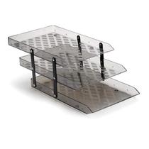 Caixa correspondencia tripla movel fume waleu