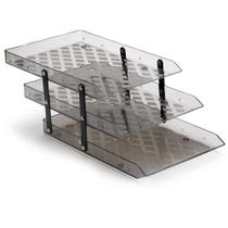 Caixa Correspondencia Tripla Movel Selada Fume