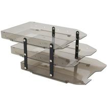 Caixa Correspondencia Tripla Slim Movel Fume Selada