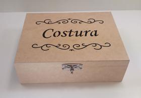 Caixa Costura Com Bandeja Vazada Caixa Costura Com Bandeja Vazada