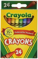 Caixa Crayons Crayola de 24 unidades (pacote com 6) Caixa Crayons Crayola de 24 unidades (pacote com 6)