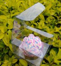 Caixa Cristal Ideia Transparente 1 Doce