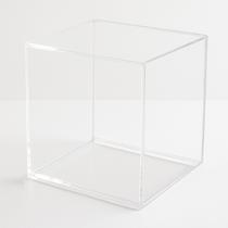 Caixa cubo Expositora em Acrílico Transparente