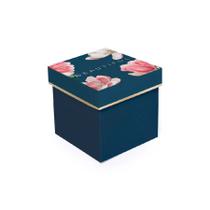 Caixa Cubo - Pretty Magnolia - 1 unidade - Cromus - Rizzo Caixa Cubo - Pretty Magnolia - 1 unidade - Cromus - Rizzo