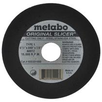 Caixa Cut Off Wheel Metabo Slicer de 4,5 cm com 100 rodas Caixa Cut Off Wheel Metabo Slicer de 4,5 cm com 100 rodas