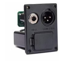 Caixa Da Bateria 9v Violao Balanceado Xlr C/ Jack E Circuito