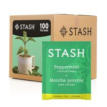 Caixa de 100 saquinhos de chá Herbal Tea Stash Tea Tea Peppermint