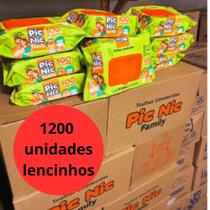 Caixa de 1200 Unidades Toalhas Umedecidas - Pic Nic Super Lenço Umedecido
