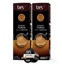 Caixa de 20x Cápsulas Café Expresso 3 Três Corações Forza Caixa de 20x Cápsulas Café Expresso 3 Três Corações Forza