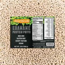 Caixa de 3 libras com edamame de soja Protein Puffs Smart for Life - 20 g