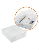 Caixa de Acetato Embalagem PX-7 (14x14x4 cm) (25un) Caixinha de Plástico Transparente Caixa de Acetato Embalagem PX-7 (14x14x4 cm) (25un) Caixinha de Plástico Transparente