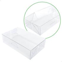Caixa de Acetato PX-48 (16x10x3,5 cm) (25un) Embalagem de Plástico Transparente