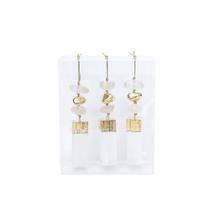 Caixa de Acrílico Decorativa Com Trio de Pedras Selenitas