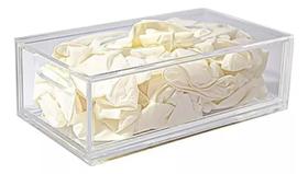 Caixa De Acrílico Para Luvas 20x11x6,6cm Caixa De Acrílico Para Luvas 20x11x6,6cm