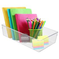Caixa De Acrílico Transparente Para Organizar Escritório Caixa De Acrílico Transparente Para Organizar Escritório