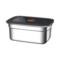 Caixa De Almoço De Aço Inoxidável À Prova De Vazamentos, Segura Para Micro-ondas, Caixa Bento Selada Caixa De Almoço De Aço Inoxidável À Prova De Vazamentos, Segura Para Micro-ondas, Caixa Bento Selada