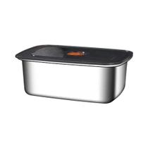 Caixa De Almoço Grande Em Aço Inoxidável À Prova De Vazamentos, Segura Para Micro-ondas, Ideal Para