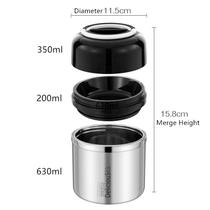 Caixa de almoço térmico de aço inoxidável de alta qualidade De longo prazo Bento Box Office Conta de armazenamento de alimentos Lancheiras (Rosa)