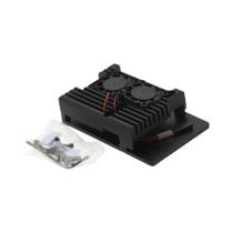 Caixa De Alumínio Para Raspberry Pi 4 3 Modelo B 3B plus Com Ventilador Duplo E Invólucro Metálico