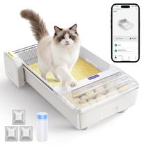 Caixa de Areia Automática para Gatos kubvici Robotail XXL Autolimpante Caixa de Areia Automática para Gatos kubvici Robotail XXL Autolimpante