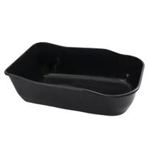Caixa de Areia Bandeja Alta Para Gatos Duracats Preta Caixa de Areia Bandeja Alta Para Gatos Duracats Preta
