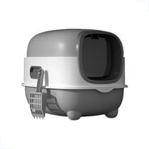 Caixa de Areia Banheiro Sanitário Gatos Fechado Anti Odor - Pet For You