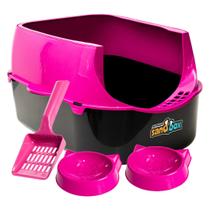 Caixa de Areia Banheiro Sanitário para Gatos Sandbox - Jel Plast