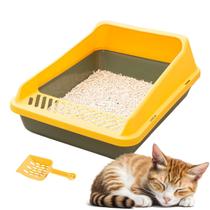 Caixa De Areia Com Pá Coletora Higiênica Para Gatos Pet Banheiro