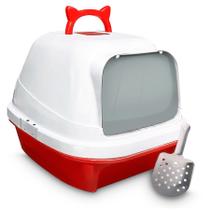 Caixa De Areia Furba Banheiro Sanitário Fechado Antiodor Para Gatos Caixa De Areia Furba Banheiro Sanitário Fechado Antiodor Para Gatos