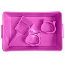 Caixa de Areia Higiênica para Gatos Kit Fun Cat Twoo Pets Caixa de Areia Higiênica para Gatos Kit Fun Cat Twoo Pets