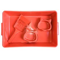 Caixa de Areia Higiênica para Gatos Kit Fun Cat Twoo Pets
