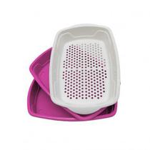 Caixa De Areia P/ Gatos Bandeja Higiênica Cat Clean -3 Peças Caixa De Areia P/ Gatos Bandeja Higiênica Cat Clean -3 Peças