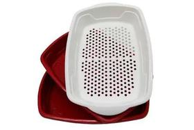 Caixa De Areia P/ Gatos Bandeja Higiênica Cat Clean -3 Peças Caixa De Areia P/ Gatos Bandeja Higiênica Cat Clean -3 Peças