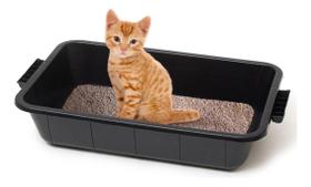 Caixa De Areia Para Gato 22l Borda Alta Reforcada Grande Caixa De Areia Para Gato 22l Borda Alta Reforcada Grande