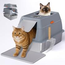 Caixa de Areia para Gato Fitrobust em Aço Inoxidável Extra Grande Caixa de Areia para Gato Fitrobust em Aço Inoxidável Extra Grande